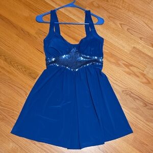 Frederick's of Hollywood Deep Blue Dress